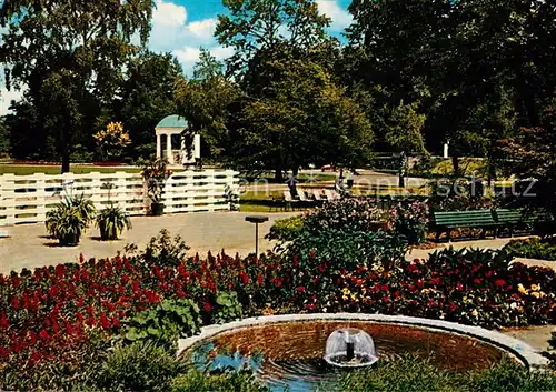 AK / Ansichtskarte Bad Salzuflen Kurpark mit Leopoldsprudel Kat. Bad Salzuflen