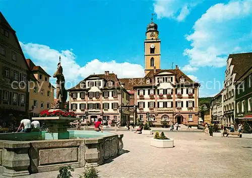 AK / Ansichtskarte Bad Mergentheim Marktplatz Brunnen Kat. Bad Mergentheim