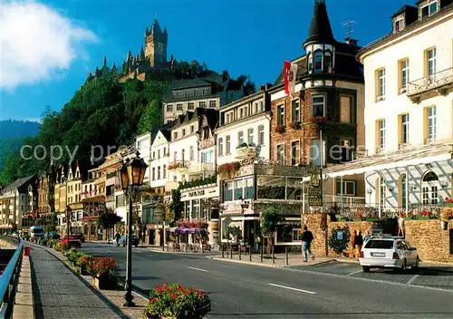 AK / Ansichtskarte Cochem Mosel Promenade Burgblick Kat. Cochem