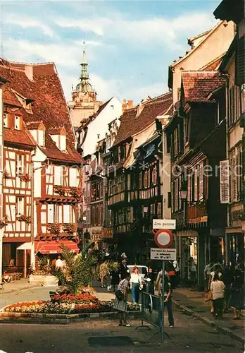 AK / Ansichtskarte Colmar Haut Rhin Elsass Perspective sur la rue des Boulangers Kat. Colmar