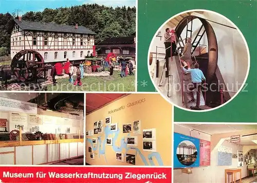 AK / Ansichtskarte Ziegenrueck Museum fuer Wasserkraftnutzung