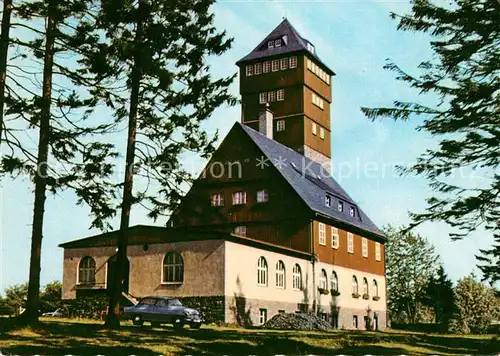 AK / Ansichtskarte Baerenstein Annaberg Buchholz Berggasthaus Aussichtsturm Kat. Baerenstein