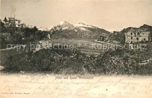 AK / Ansichtskarte Lauperswil Ruine Wartenstein mit Hotel Kat. Lauperswil