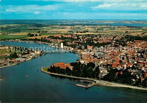 AK / Ansichtskarte Sonderborg Fliegeraufnahme Hafen Panorama Kat. Sonderborg