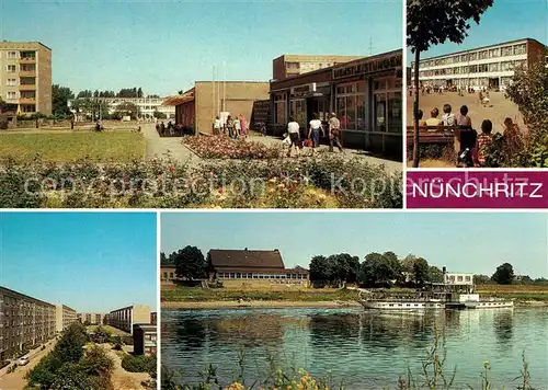 AK / Ansichtskarte Nuenchritz Polytechnische Oberschule HO Gaststaette Elbgasthof  Kat. Nuenchritz