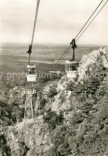 AK / Ansichtskarte Seilbahn Thale  Kat. Bahnen