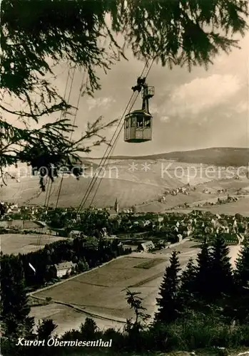 AK / Ansichtskarte Seilbahn Oberwiesenthal  Kat. Bahnen