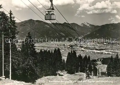 AK / Ansichtskarte Seilbahn Reutte  Kat. Bahnen