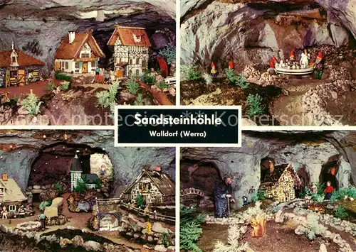 AK / Ansichtskarte Walldorf Meiningen Sandstein Maerchen und Sagenhoehle Kat. Walldorf Meiningen