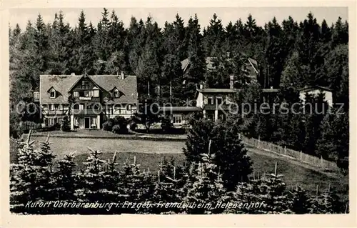 AK / Ansichtskarte Oberbaerenburg Baerenburg Fremdenheim Helenenhof