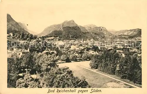 AK / Ansichtskarte Bad Reichenhall gegen Sueden Kat. Bad Reichenhall