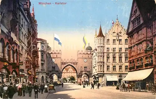 AK / Ansichtskarte Muenchen Karlstor Kat. Muenchen