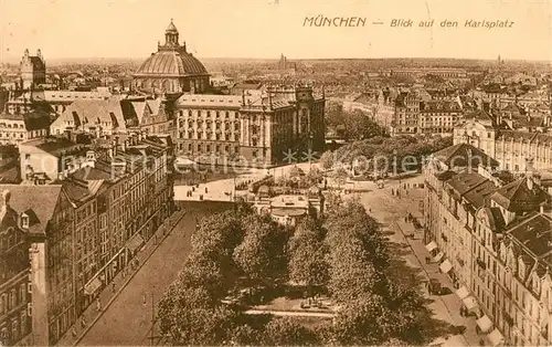 AK / Ansichtskarte Muenchen Karlsplatz Kat. Muenchen