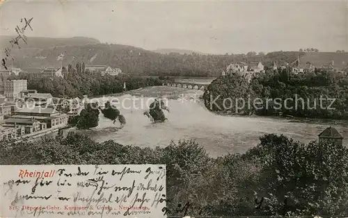 AK / Ansichtskarte Schaffhausen SH Rheinfall Kat. Schaffhausen