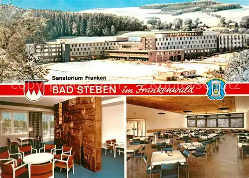 AK / Ansichtskarte Bad Steben Sanatorium Franken Kat. Bad Steben