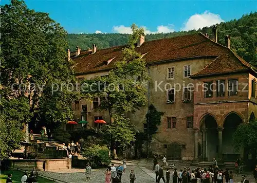 AK / Ansichtskarte Heidelberg Neckar Schlosshof  Kat. Heidelberg