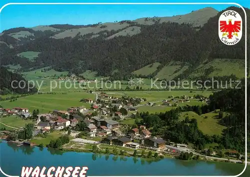 AK / Ansichtskarte Walchsee Tirol Fliegeraufnahme Kat. Walchsee