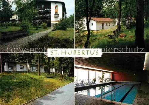 AK / Ansichtskarte Schoensee Hotel und Feriendorf St Hubertus Schwimmhalle Kat. Schoensee