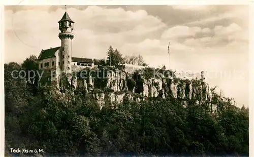 AK / Ansichtskarte Teck Burg Ruine Burgwirtschaft Kat. Kirchheim unter Teck