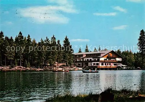 AK / Ansichtskarte Fichtelberg Bayreuth Waldgasthof am Fichtelsee Kat. Fichtelberg