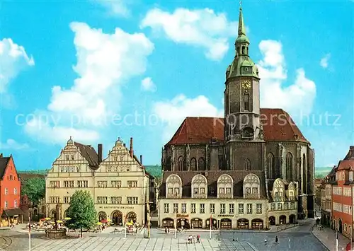 AK / Ansichtskarte Naumburg Saale Wilhelm Pieck Platz Kirche Kat. Naumburg