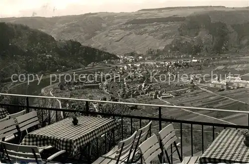 AK / Ansichtskarte Traben Trarbach Gasthaus zur Schoenen Aussicht Starkenburg Mosel Kat. Traben Trarbach