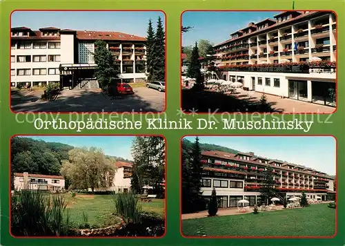 AK / Ansichtskarte Bad Lauterberg Orthopaedische Klinik Dr Muschinsky Kat. Bad Lauterberg im Harz