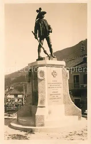 AK / Ansichtskarte Steinach Brenner Tirol Denkmal Kat. Steinach am Brenner