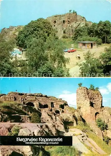 AK / Ansichtskarte Blankenburg Harz Burgruine Regenstein Kat. Blankenburg