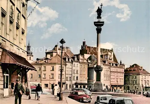 AK / Ansichtskarte Warszawa Plac Zamkowy Kat. Warschau Polen