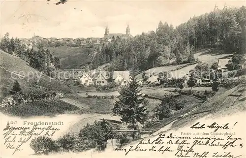 AK / Ansichtskarte Freudenstadt Panorama Kurort Schwarzwald Christophstal Kat. Freudenstadt