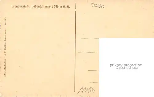 AK / Ansichtskarte Freudenstadt Kurort Schwarzwald Fliegeraufnahme Kat. Freudenstadt