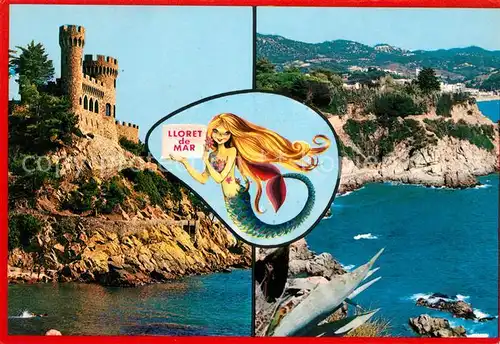 AK / Ansichtskarte Lloret de Mar Castello Panorama Costa Brava Kat. Costa Brava Spanien