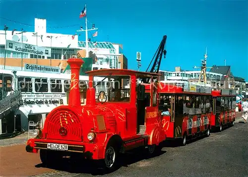 AK / Ansichtskarte Buesum Nordseebad Krabbenexpress am alten Hafen Kat. Buesum