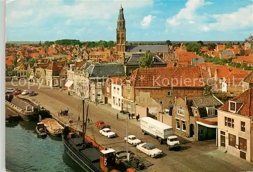 AK / Ansichtskarte Enkhuizen Kirche Panorama Hafen Kat. Enkhuizen