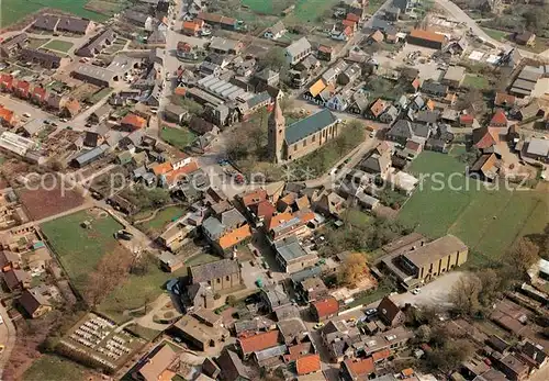 AK / Ansichtskarte Hippolytushoef Fliegeraufnahme Kirche Kat. Hippolytushoef