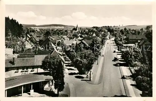 AK / Ansichtskarte Bad Sachsa Harz Hindenburgstrasse Kat. Bad Sachsa