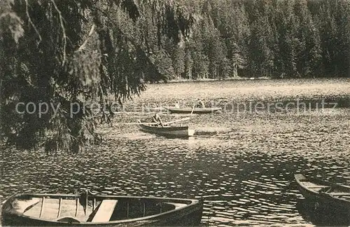 AK / Ansichtskarte Mummelsee Boote  Kat. Seebach