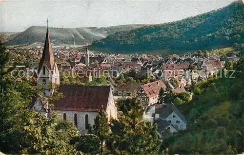 AK / Ansichtskarte Blaubeuren Kirchenpartie Kat. Blaubeuren