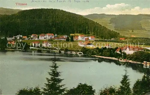 AK / Ansichtskarte Titisee Neustadt Seepartie Kat. Titisee Neustadt