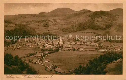 AK / Ansichtskarte Schoenau Schwarzwald Fliegeraufnahme Kat. Schoenau im Schwarzwald