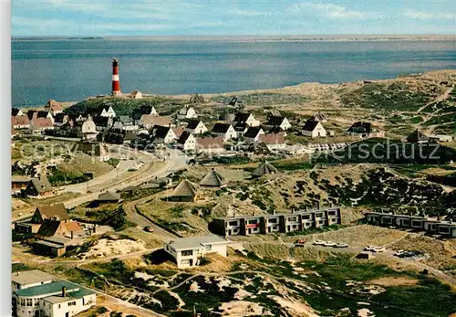 AK / Ansichtskarte Hoernum Sylt Fliegeraufnahme Leuchtturm Kat. Hoernum (Sylt)