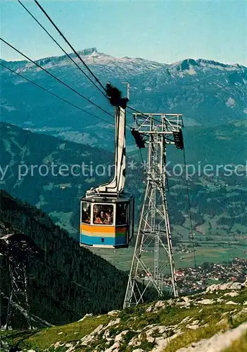 AK / Ansichtskarte Seilbahn Nebelhorn Oberstdorf Kleinwalsertal Hoher Ifen Gottesackerwaende Kat. Bahnen