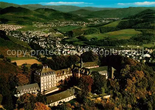 AK / Ansichtskarte Laasphe Schloss Wittgenstein Fliegeraufnahme Kat. Bad Laasphe