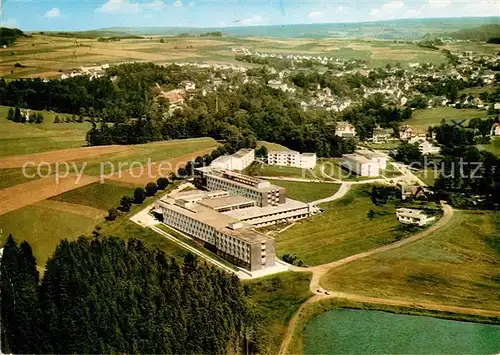 AK / Ansichtskarte Bad Steben Sanatorium Franken der BfA Kurklinik Fliegeraufnahme Kat. Bad Steben