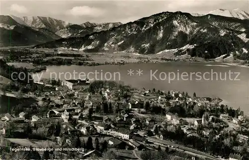 AK / Ansichtskarte Tegernsee Blauberge und Hirschberg Kat. Tegernsee