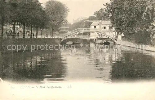 AK / Ansichtskarte Lille Nord Le Pont Ramponneau Kat. Lille