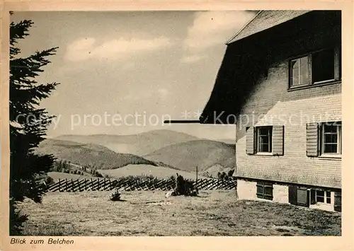 AK / Ansichtskarte Belchen Baden Schauinsland Eigenheim der Universitaet Freiburg Kat. Neuenweg