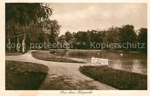 AK / Ansichtskarte Bad Bentheim Kurpark Kat. Bad Bentheim