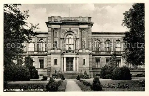 AK / Ansichtskarte Wolfenbuettel Bibliothek Kat. Wolfenbuettel